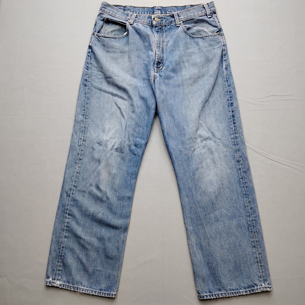 GAP Loose Fit Light Wash‎ Denim Jeans Mens 36x30 Blue Cotton